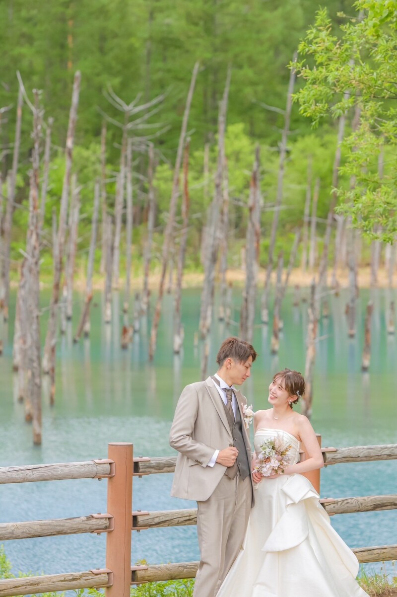 世界に誇る「青い池」