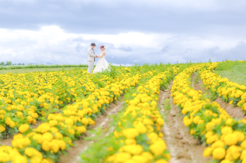 マリーゴールドと二人