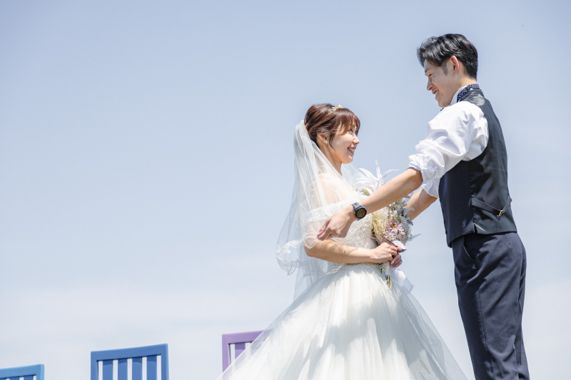 ベールアップのシーン