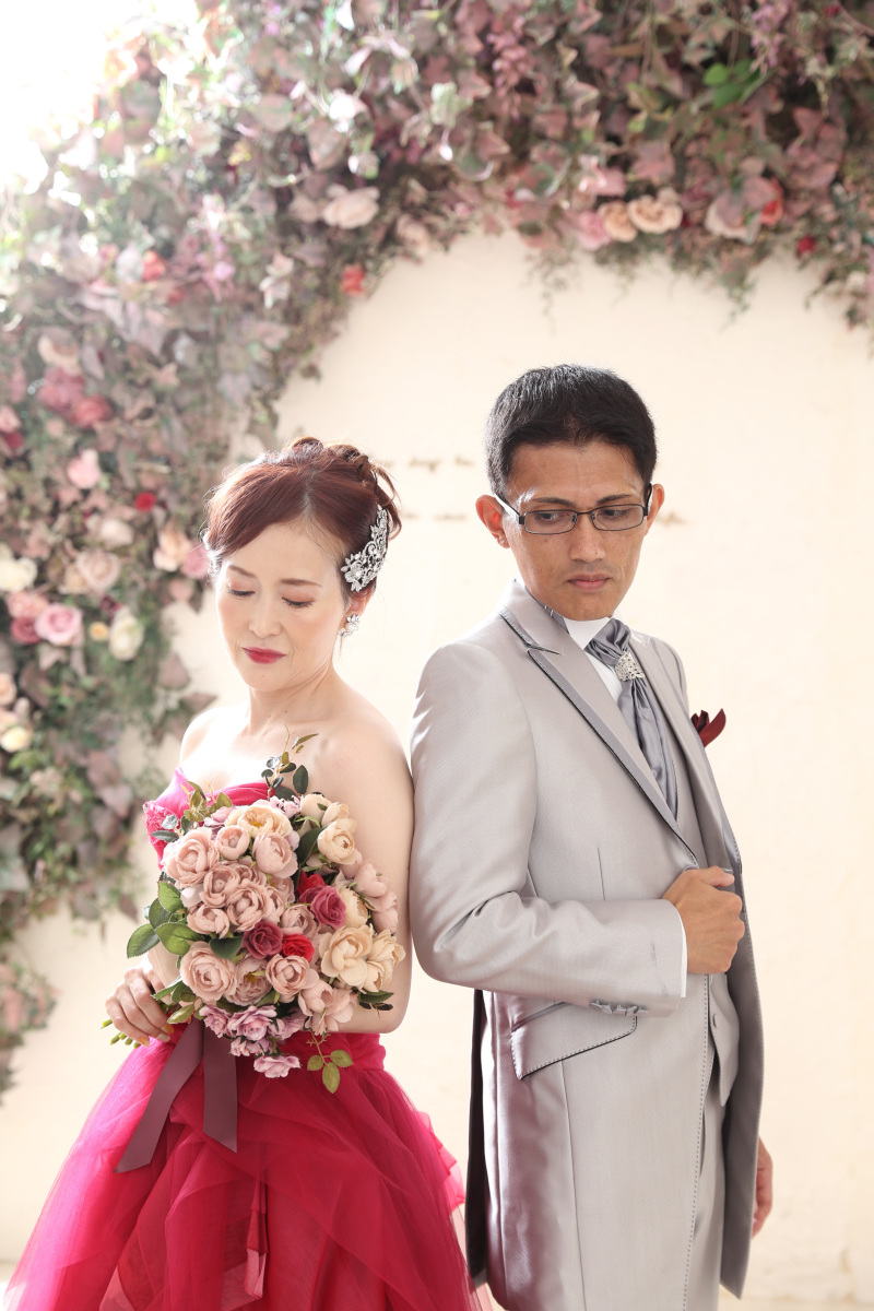 背景に合わせたブーケもご用意しております！