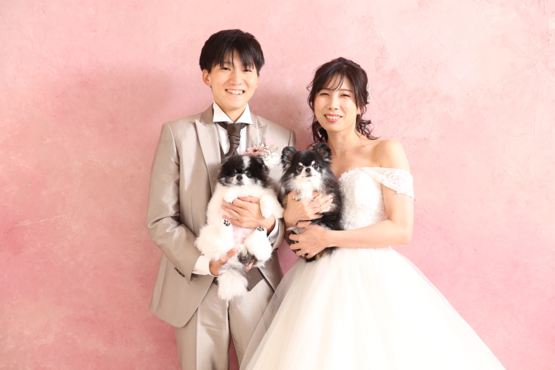 わんちゃんと一緒に