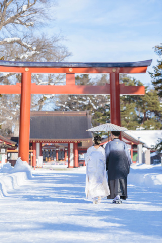 旭川　護国神社でご撮影いただいたお客様