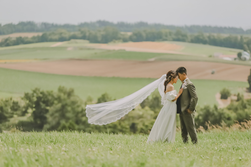 ロングベールでフォトジェニックに