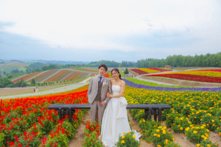美瑛　四季彩の丘　ブライダルロケーションフォト
