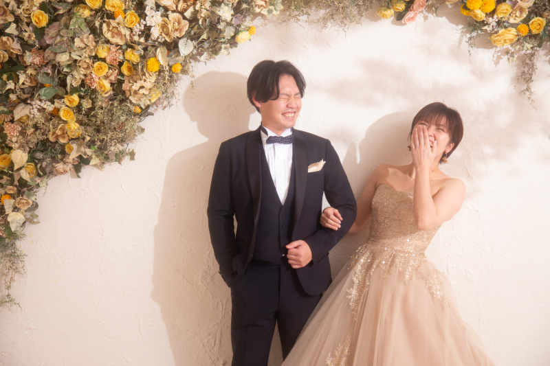 スタジオで和装1着/洋装2着の1dayフォトウェディング！