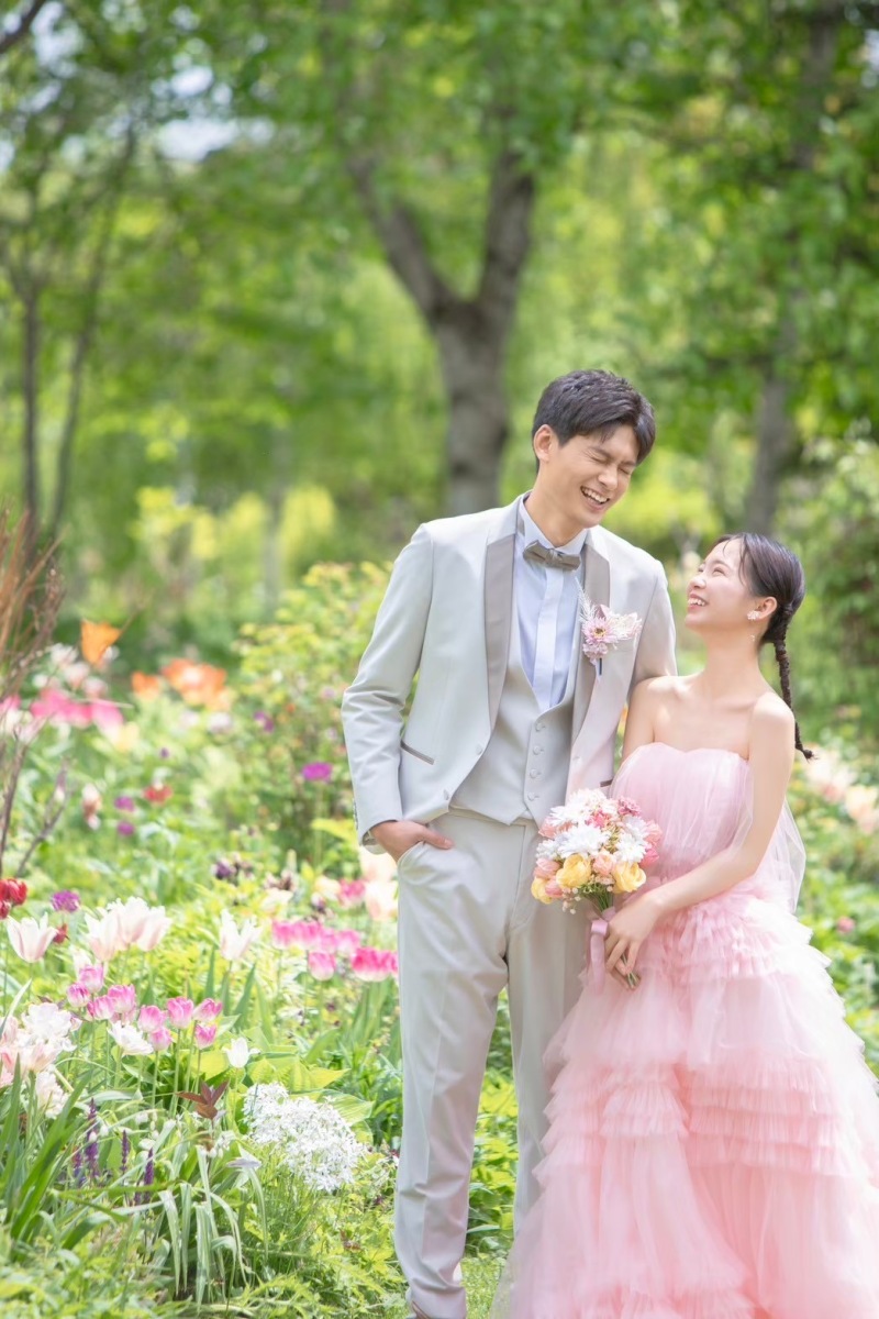 造り込まれたガーデンフォト