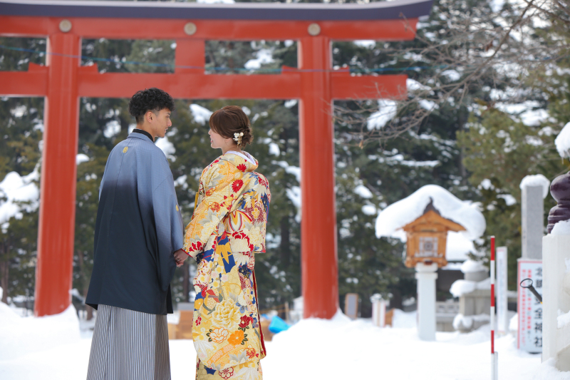 ロケーションで和装でご撮影が可能