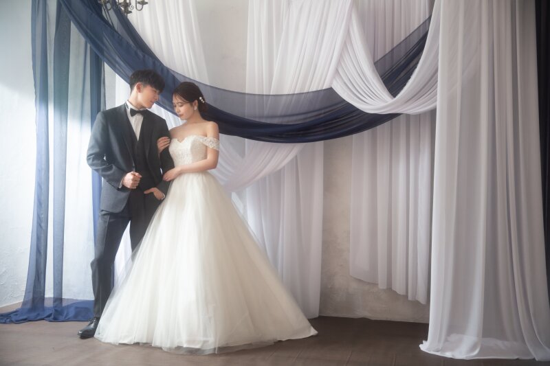 ワンランク上のクレールラインがスタジオ撮影で選べる