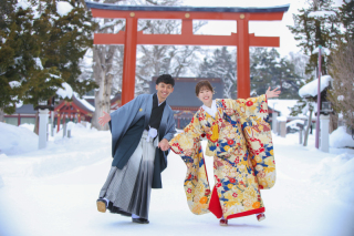 色打掛で撮影ができる