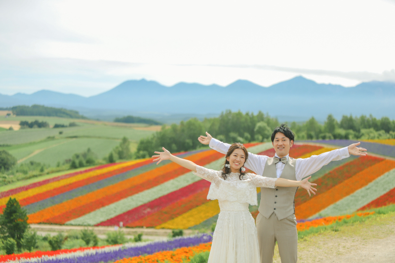 【富良野・美瑛】ロケ地２箇所セレクト！中距離ロケーションプラン【初回ご契約で10%OFF】