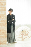 紋付袴（黒色）