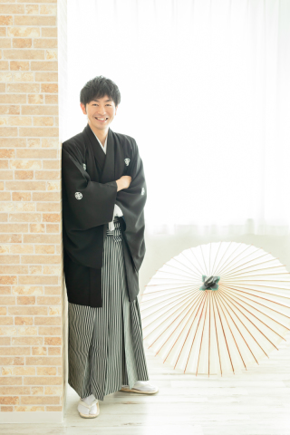 紋付袴（黒色）