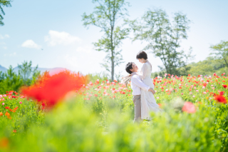 洋装　ロケーション撮影