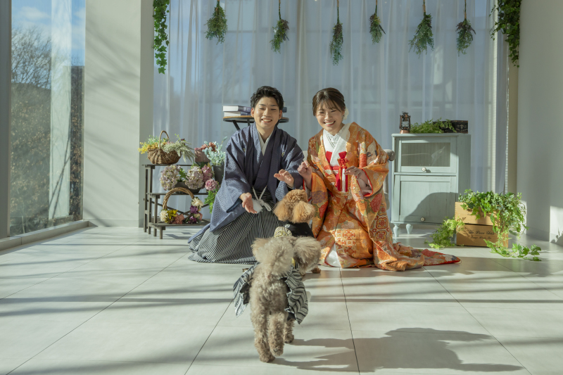 お二人のもとへダッシュ！