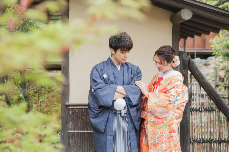 和装らしく、しっとりと