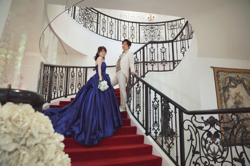 レッドカーぺットの階段