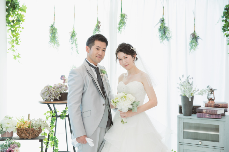 洋装にお色直し