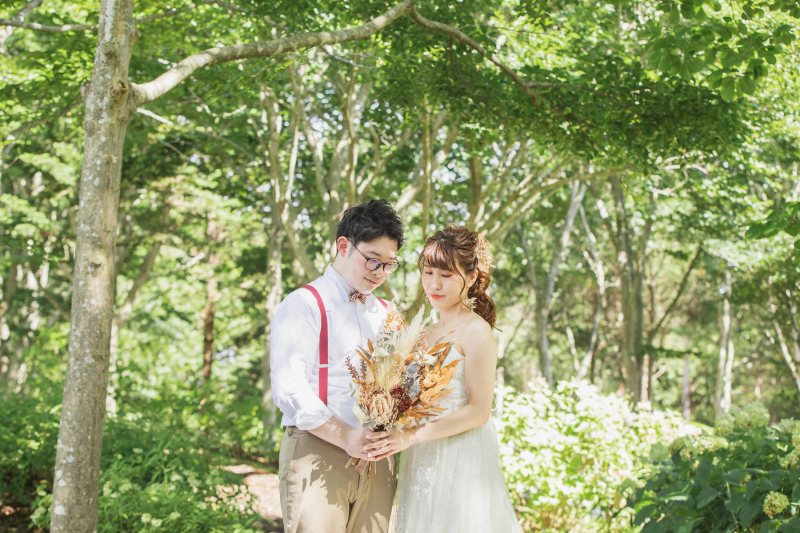 たっぷりの陽射しの中で