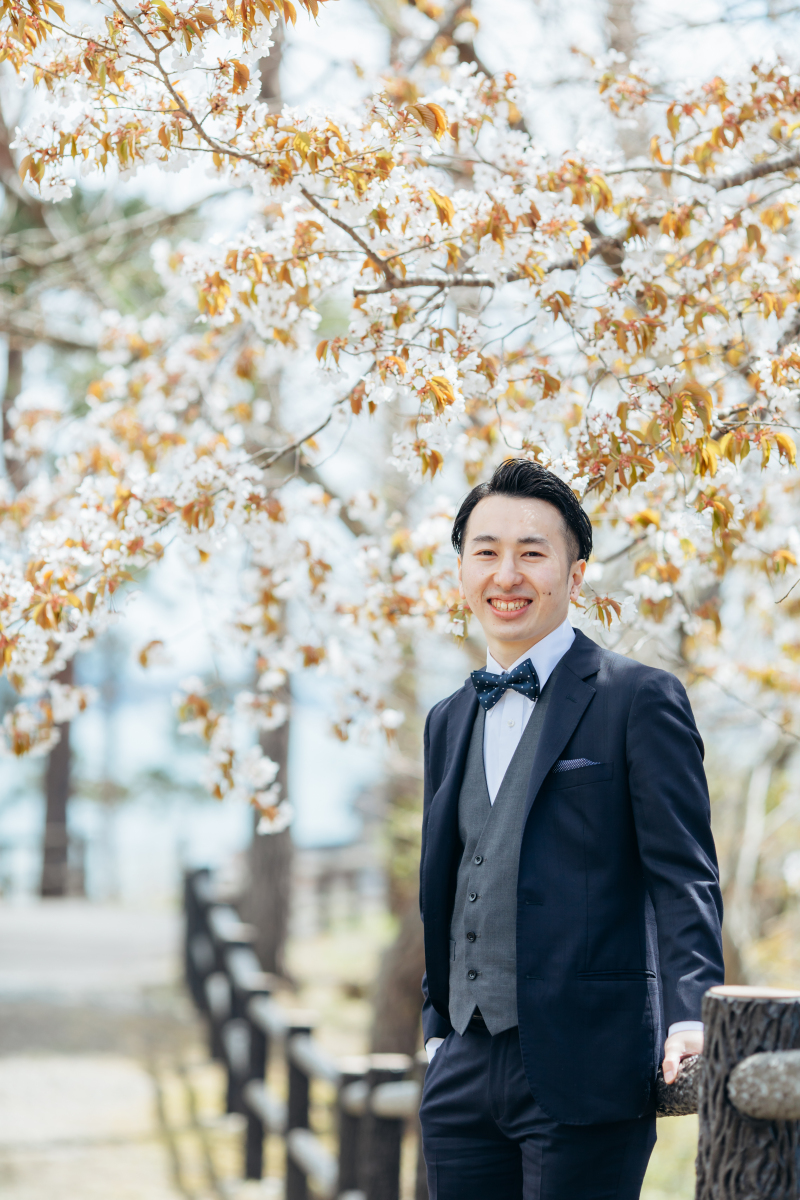 ご新郎ソロショット