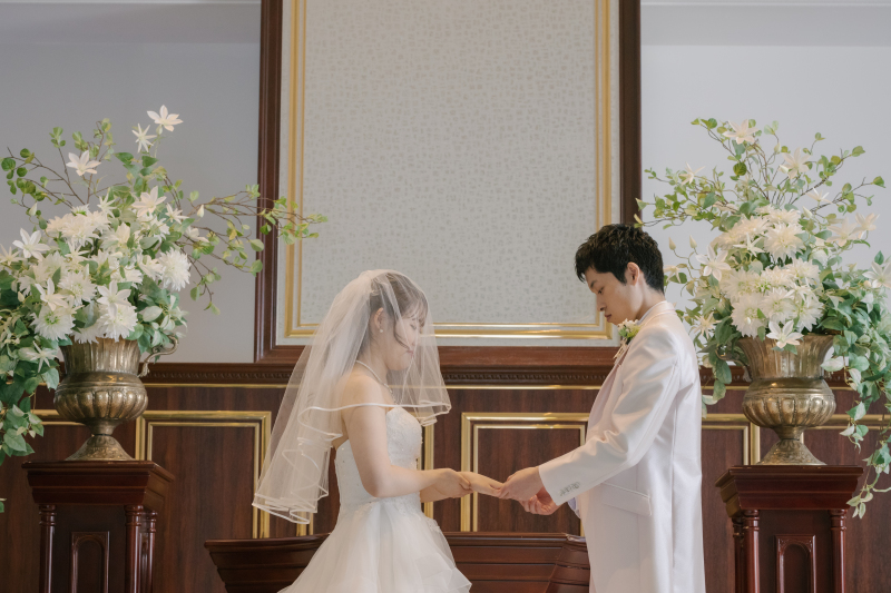 指輪交換シーン