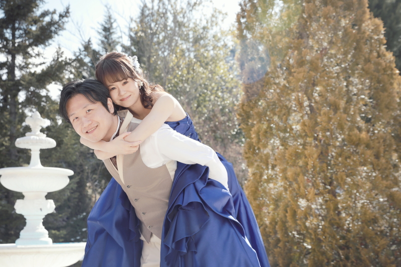 幸せそうな二人