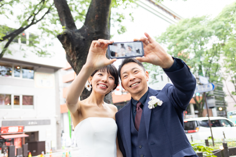 スマホで自撮り!
