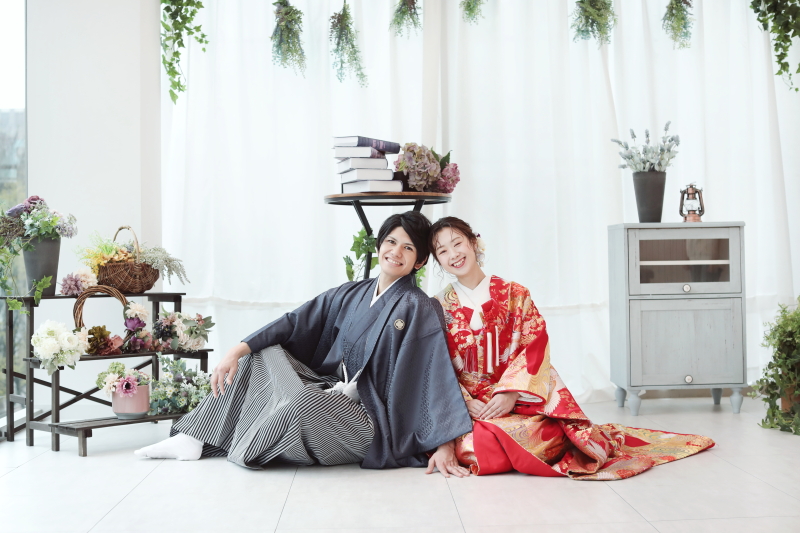 お座りショット