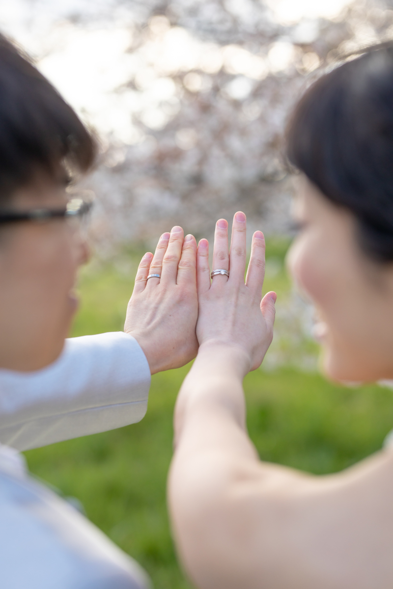 お手元をフォーカスしたショット