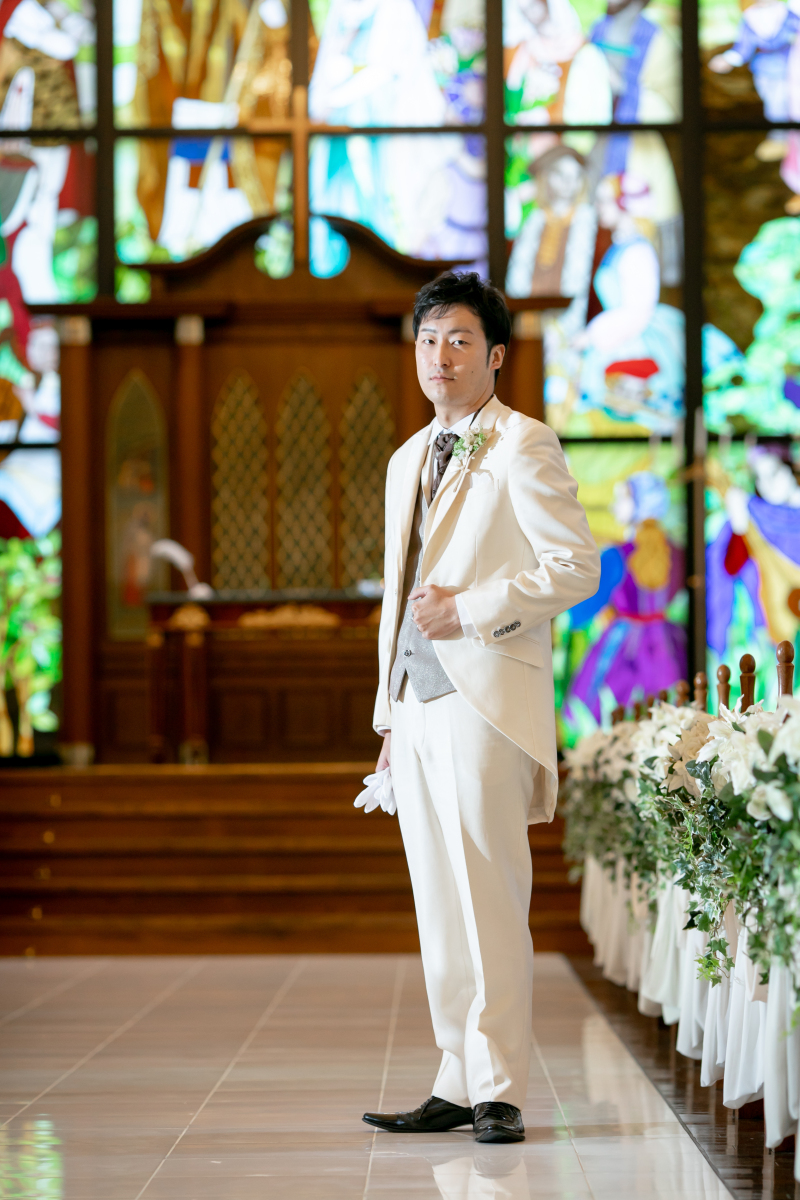 ご新郎様ソロショット