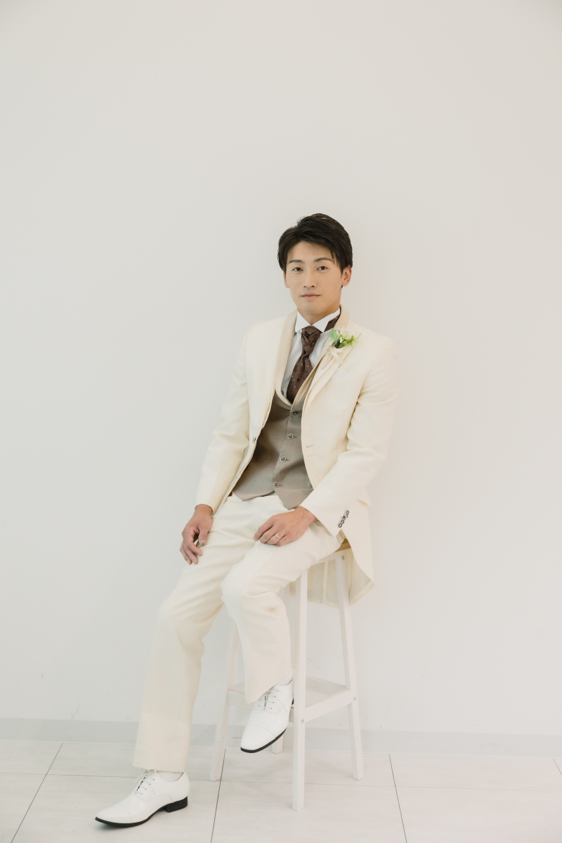ご新郎様ソロショット