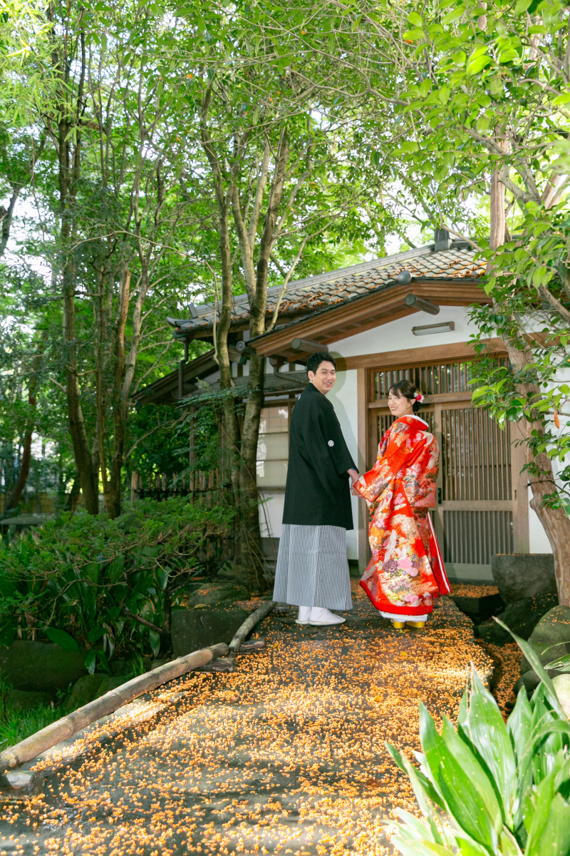 ポーズに動きをつけて、思い出に残る素敵なお写真を