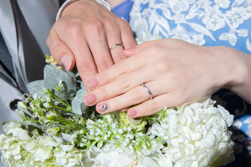 大切な手元のショットも◎