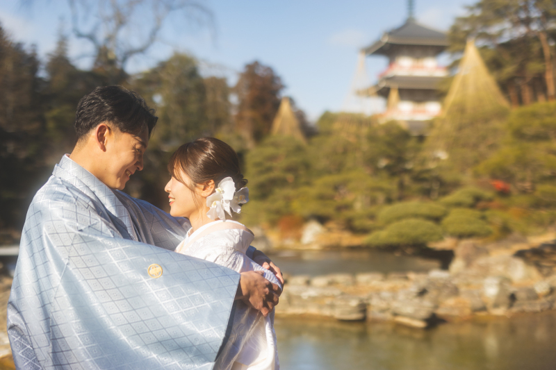 【和庭園ロケーショフォト】四季を感じながら♪和の雰囲気溢れる庭園で撮影♪