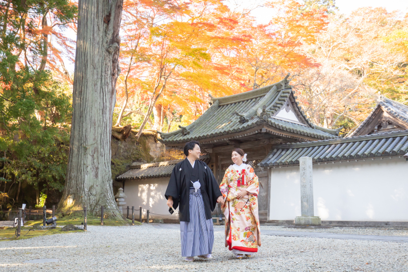 紅葉×日本庭園のコラボレーション♪通常撮影料金より¥22,000お得!