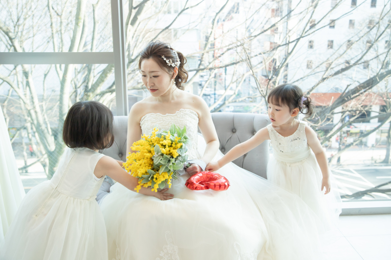 家族でフォトウェディング