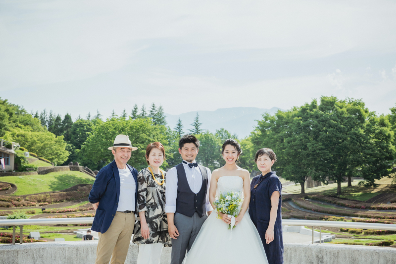 ご家族の方と！