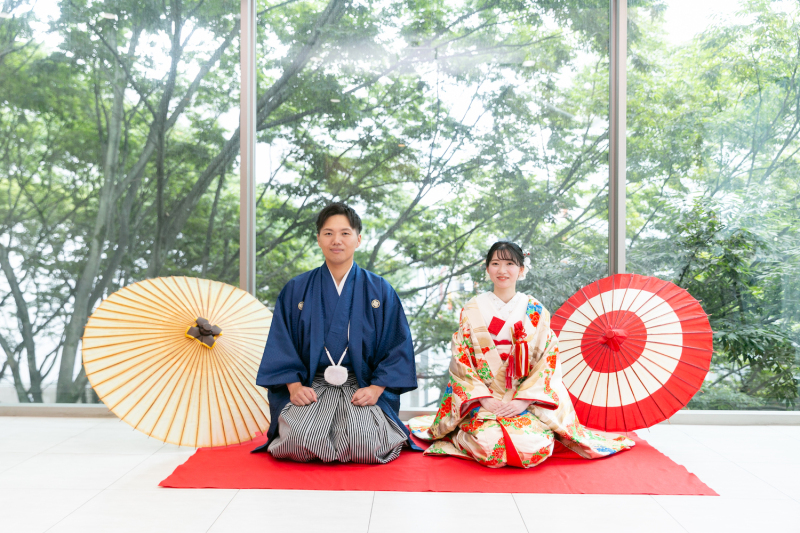 和装といえば!「正座ショット」はかかせませんね!