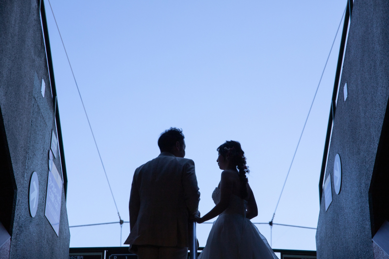 シルエット風に・・