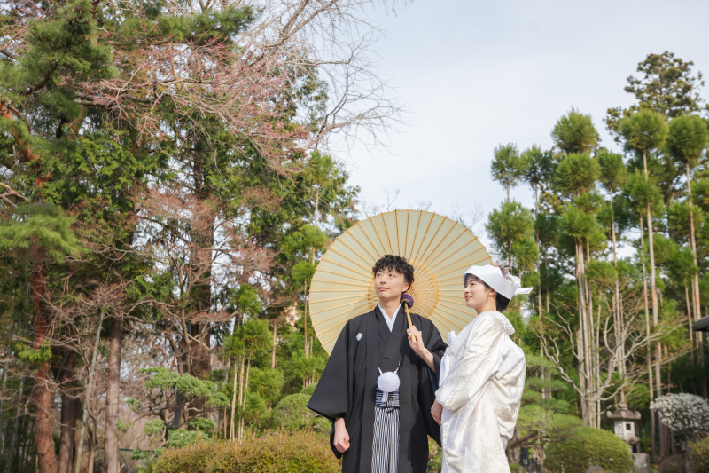【和庭園ロケーショフォト】四季を感じながら、和の雰囲気溢れる庭園で撮影♪