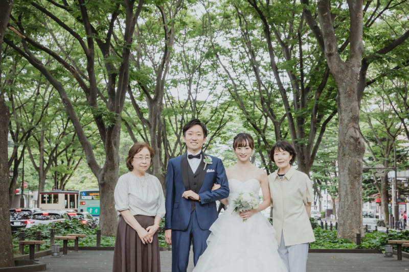 ご家族の方と！