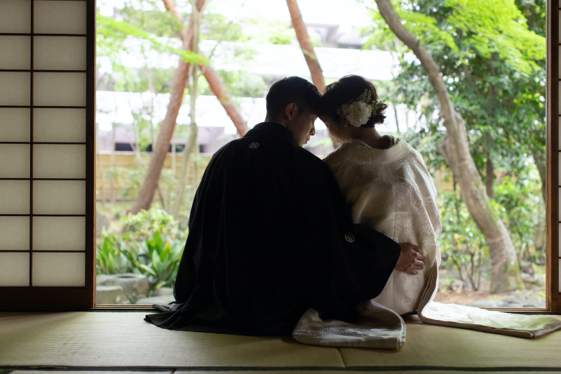 おでこをこっつんこ