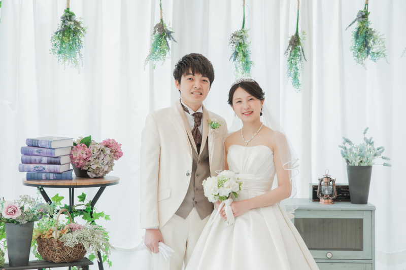 まずは洋装スタジオ撮影!