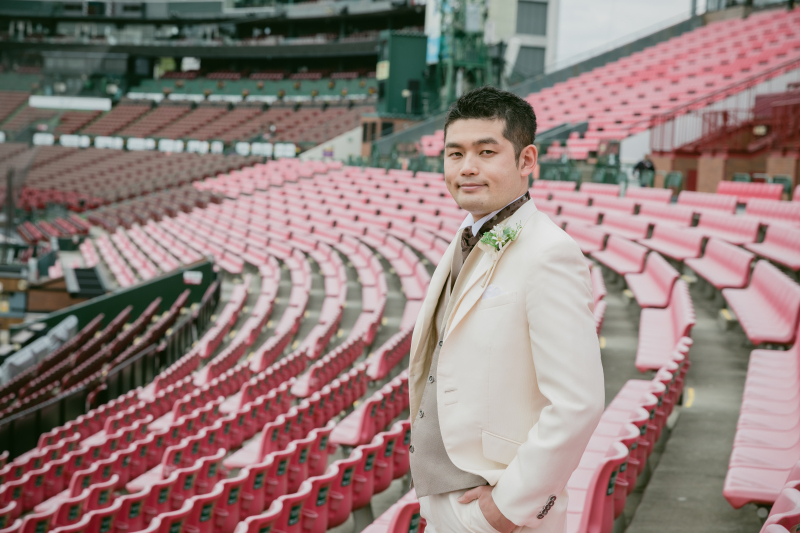 ご新郎様ソロショット