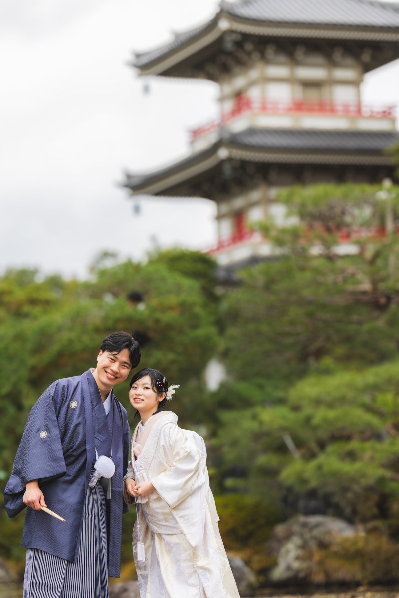【和庭園ロケーショフォト】四季を感じながら♪和の雰囲気溢れる庭園で撮影