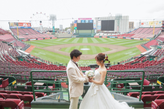 楽天モバイルパークでフォトウェディング＊
