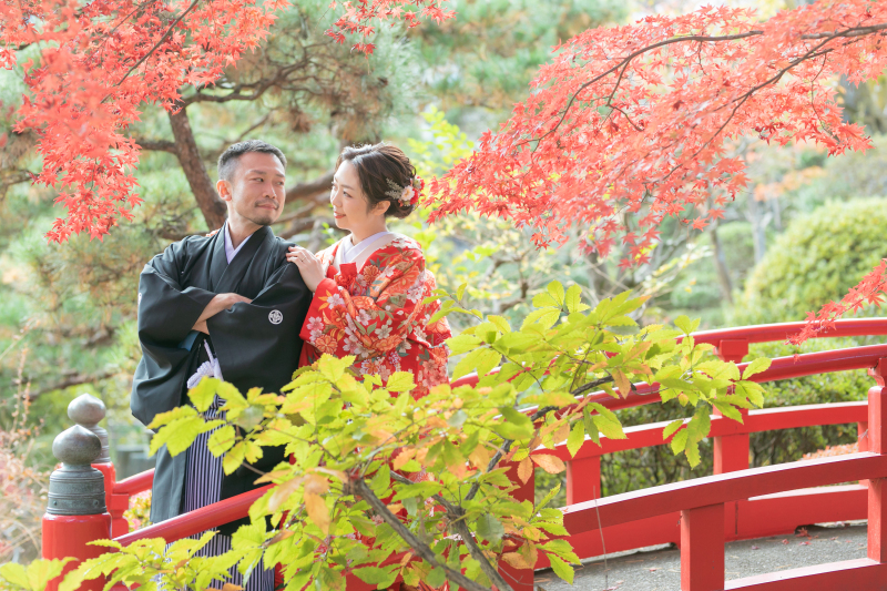 紅葉と2人