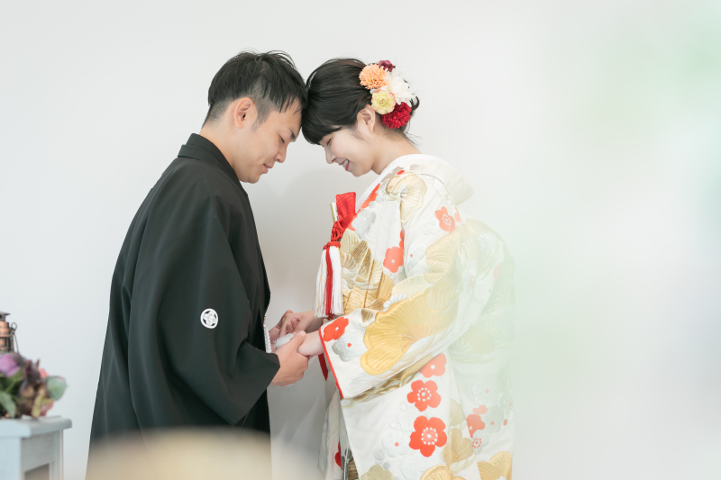 おでこあわせショット