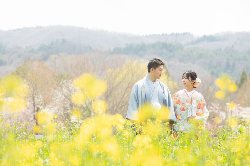 桜と菜の花、春満点の素敵な1日を思い出に残せます