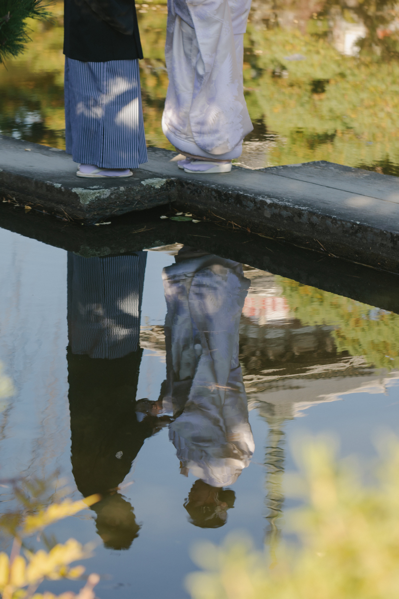 水面をアップで