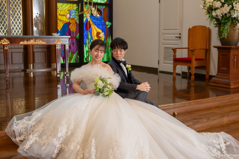 ふたりで身を寄せ合いながら♡